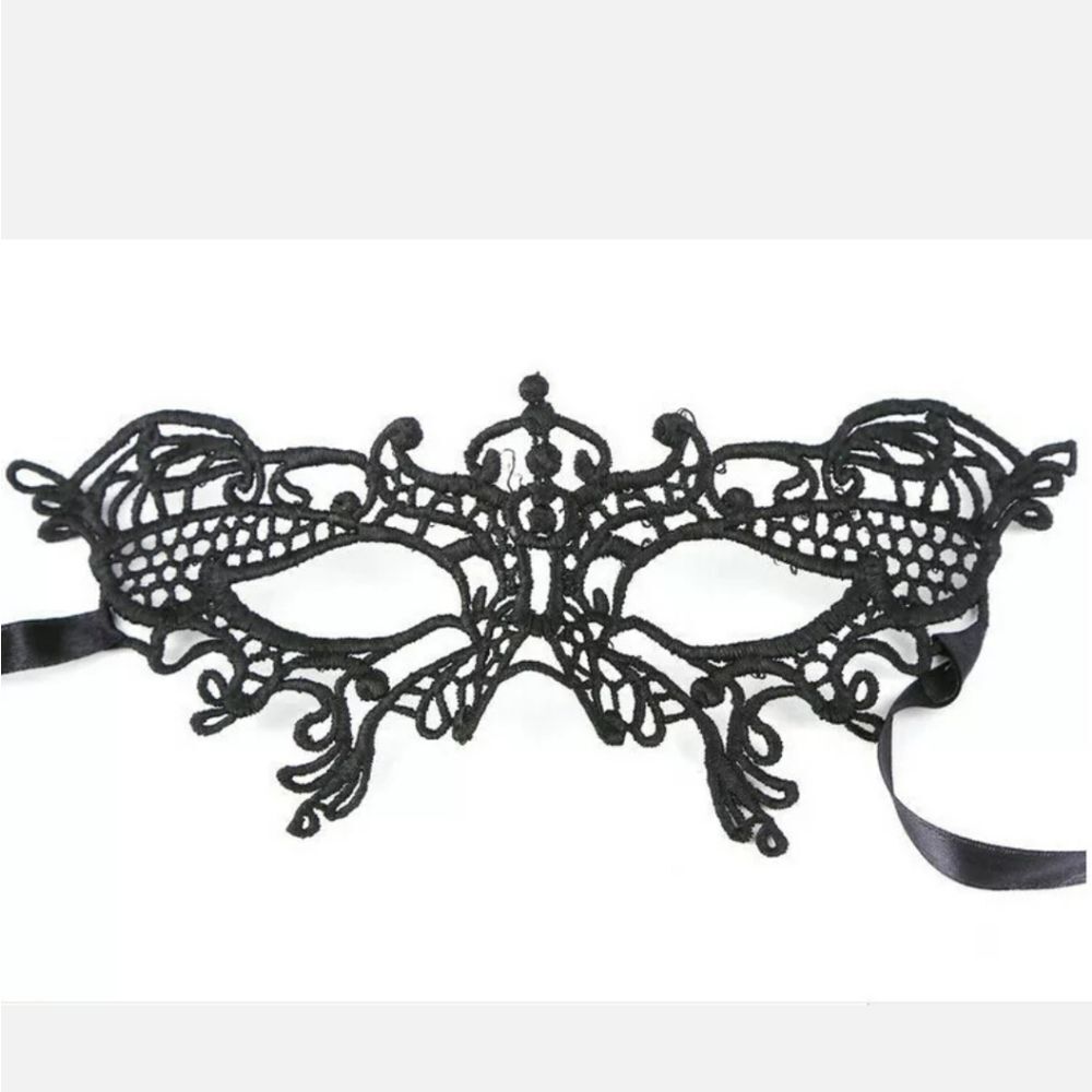 Sexy Women Lady Girl Black Lace Eye Mask for Halloween Masquerade Party US